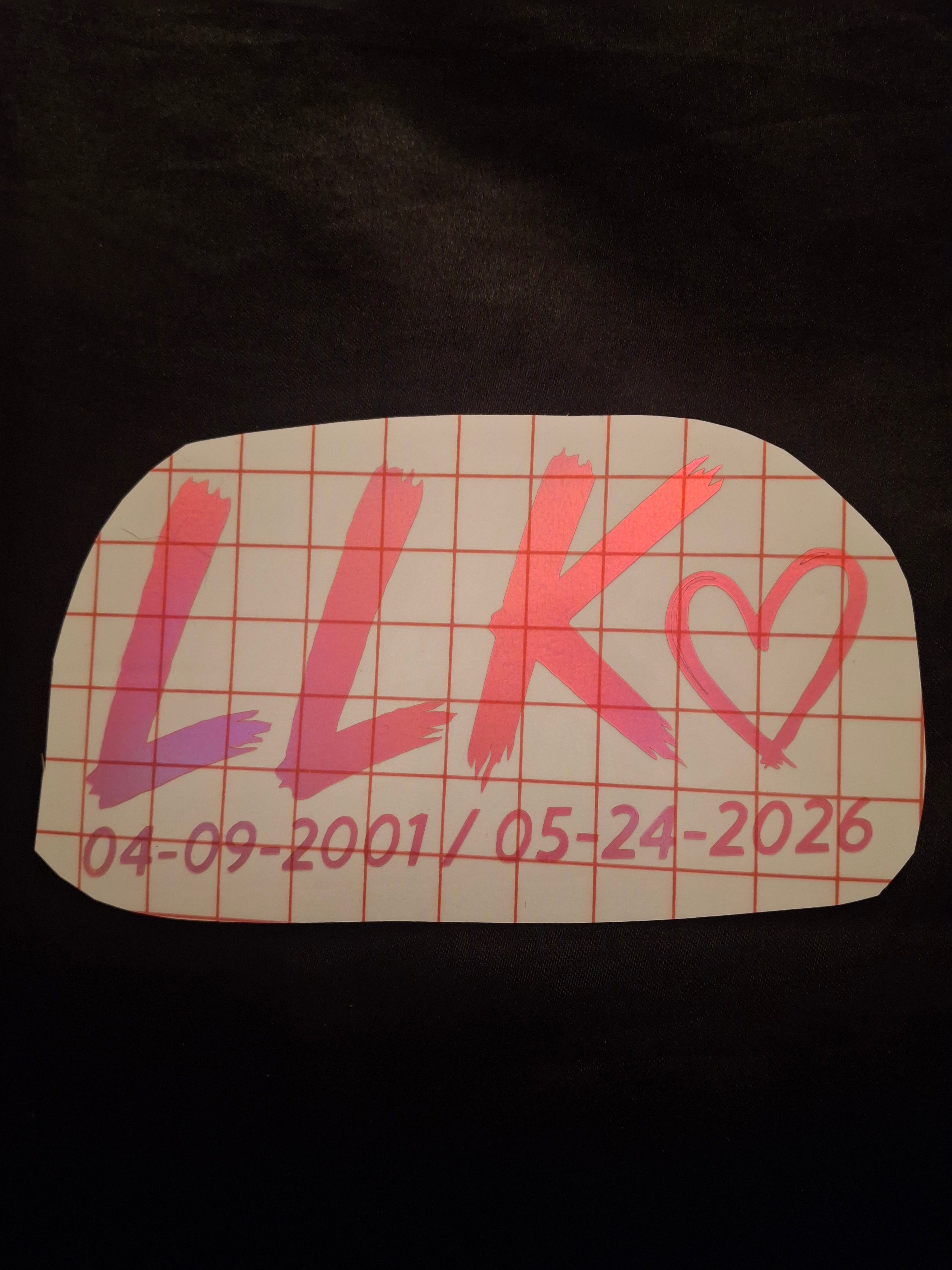 LLK Vinyl Stickers