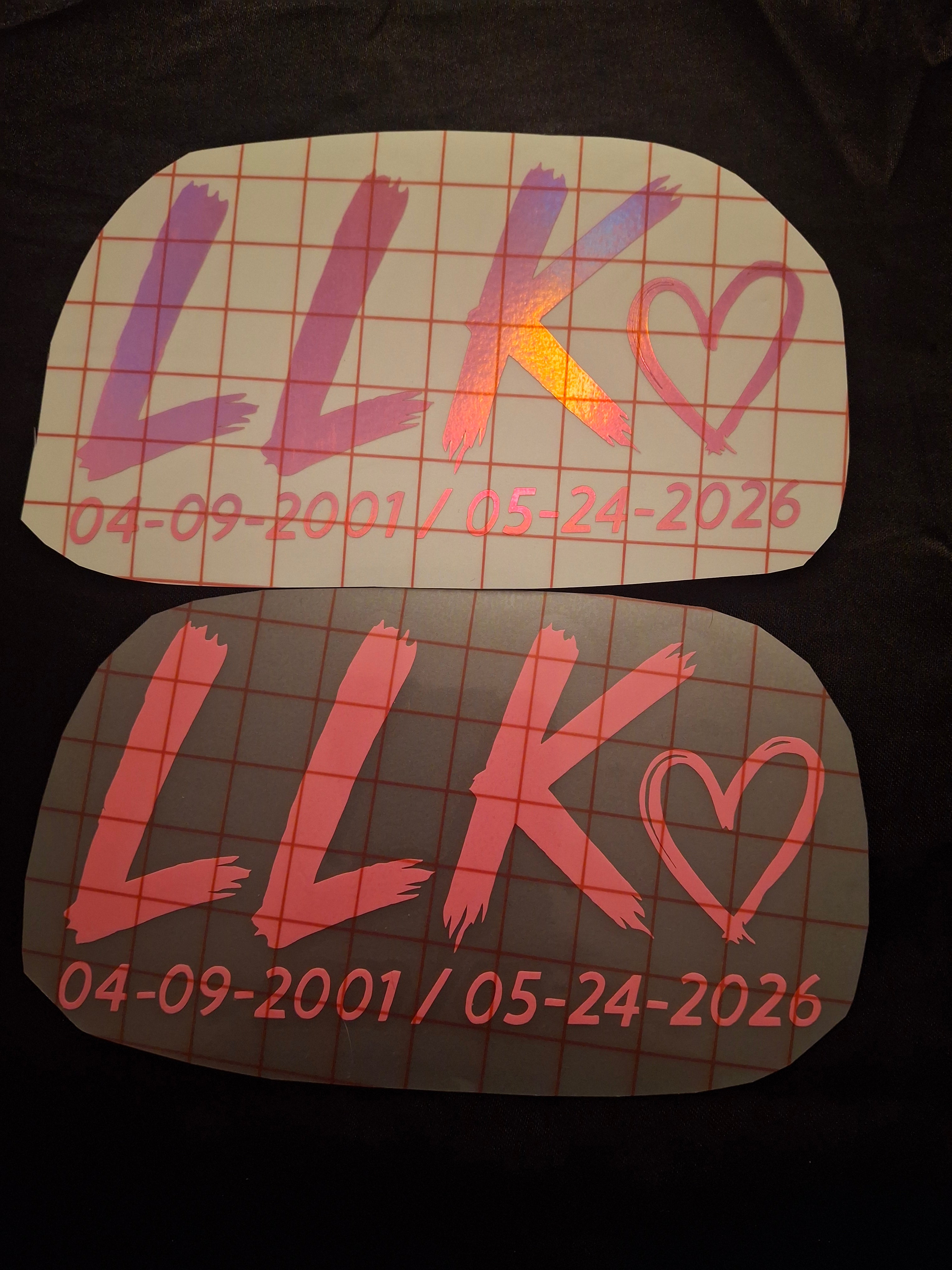 LLK Vinyl Stickers