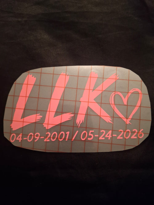 LLK Vinyl Stickers